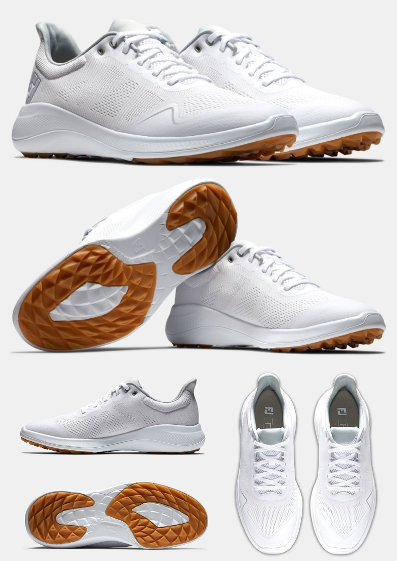 在庫あり！FootJoy FJ Flex Golf Shoes - White フットジョイ FJ