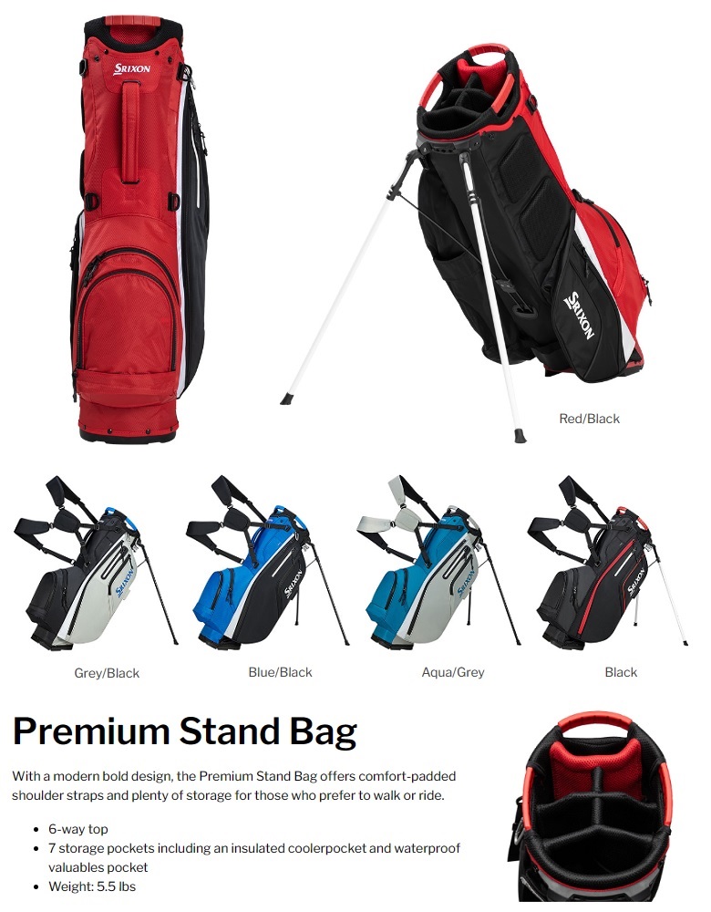 Srixon Premium Stand Bag スリクソン プレミアム スタンド バッグ 