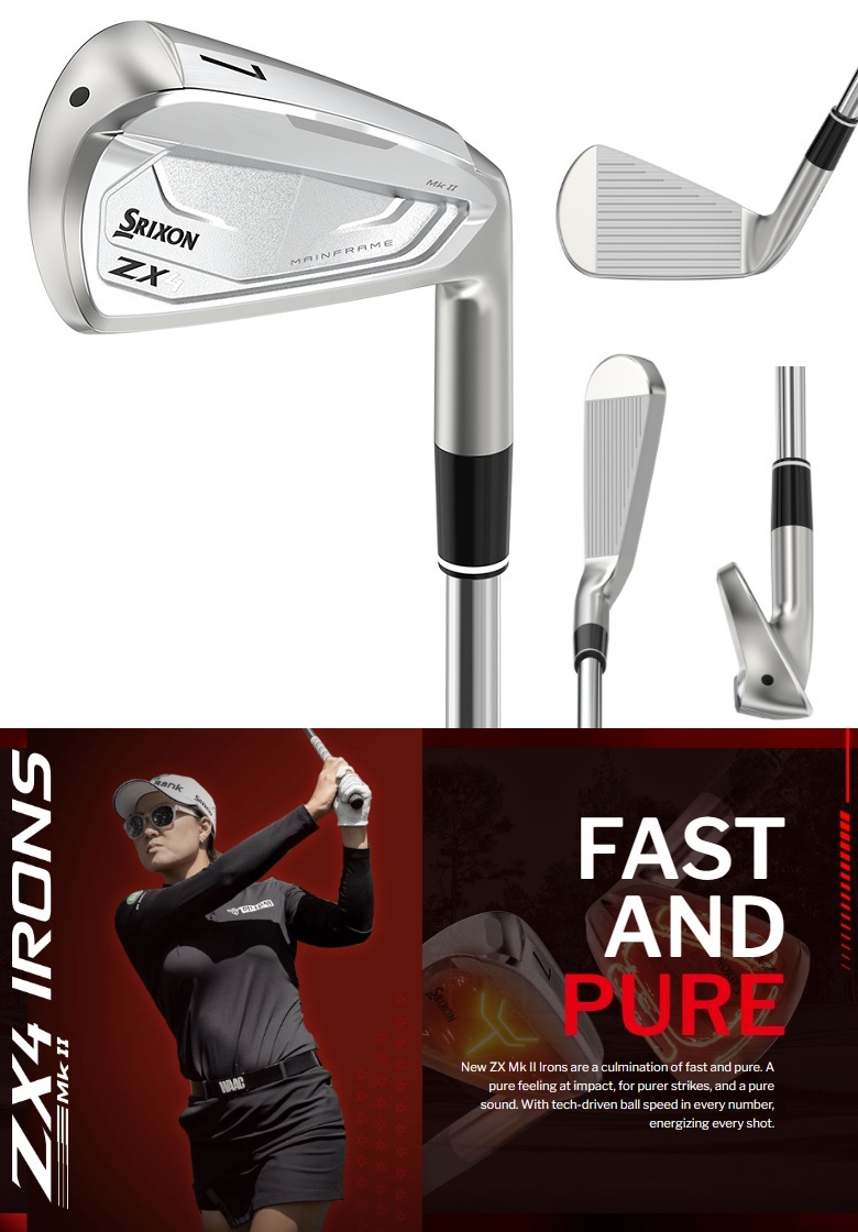 単品アイアン）Srixon Women's ZX4 MK II Iron スリクソン レディース