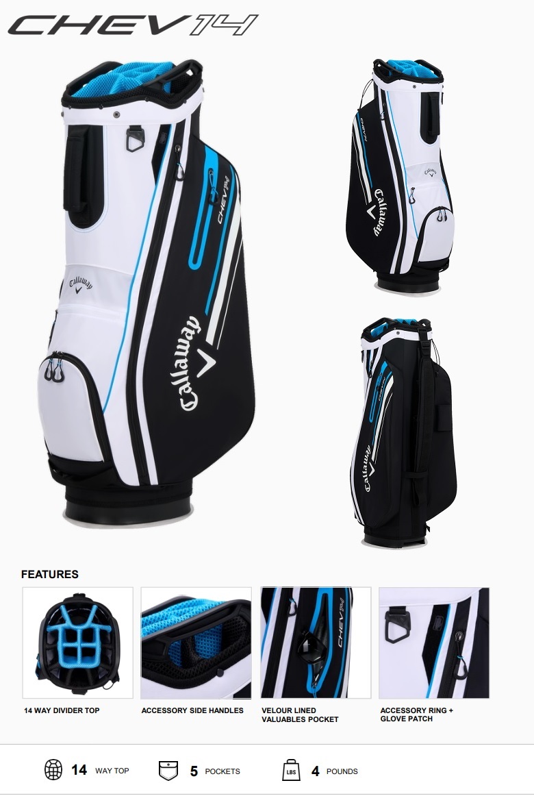 Callaway chev org 14 cart bag new arrivals