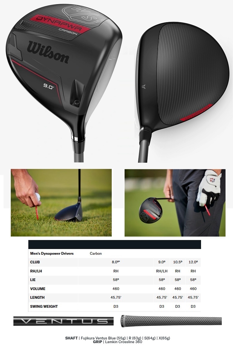 Wilson Staff Dynapower Carbon Driver ウィルソン スタッフ ダイナパワー カーボン ドライバー メーカーカスタムシャフトモデル  : 10009749 : プロラインGolf - 通販 - Yahoo!ショッピング