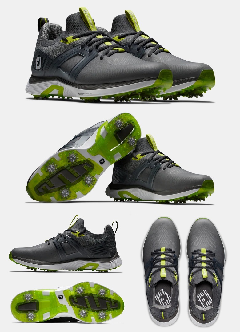 FootJoy HyperFlex Golf Shoes (Grey / Lime) フットジョイ ハイパー