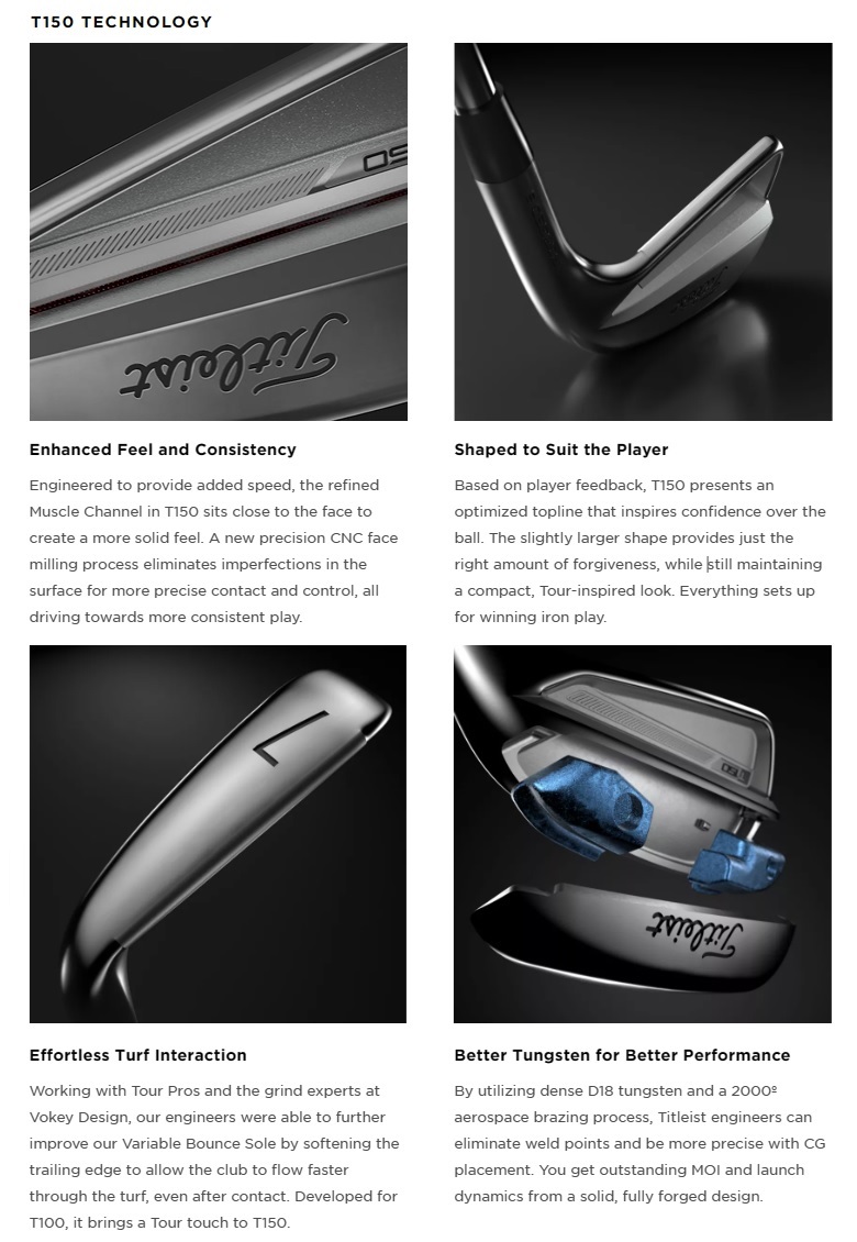 Titleist 2023 T150 Iron タイトリスト アイアン 5本セット