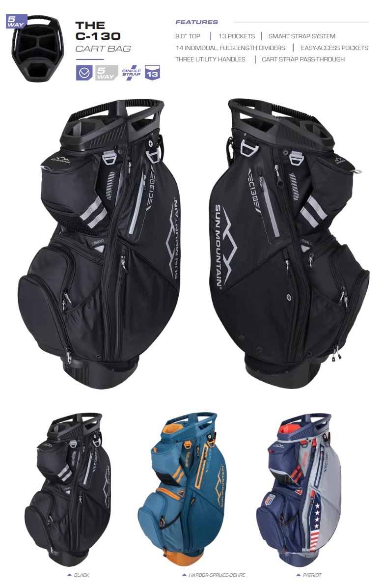 2019 sun mountain c130 cart online bag