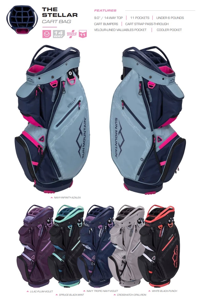 Sun Mountain 2024 Women's Stellar Cart Bag サン マウンテン