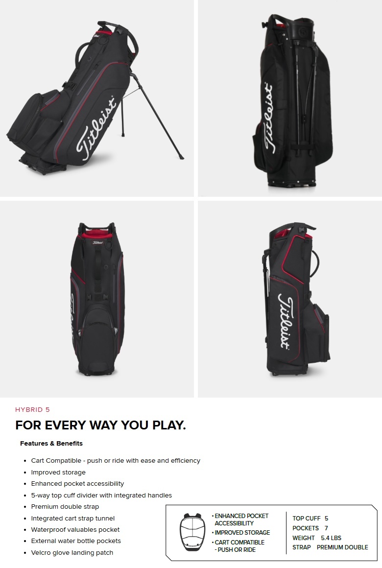 新品未使用　タイトリスト　Titleist ゴルフバッグ CB251 Titleist（タイトリスト） 【送料無料】【日本正規品】 シティ