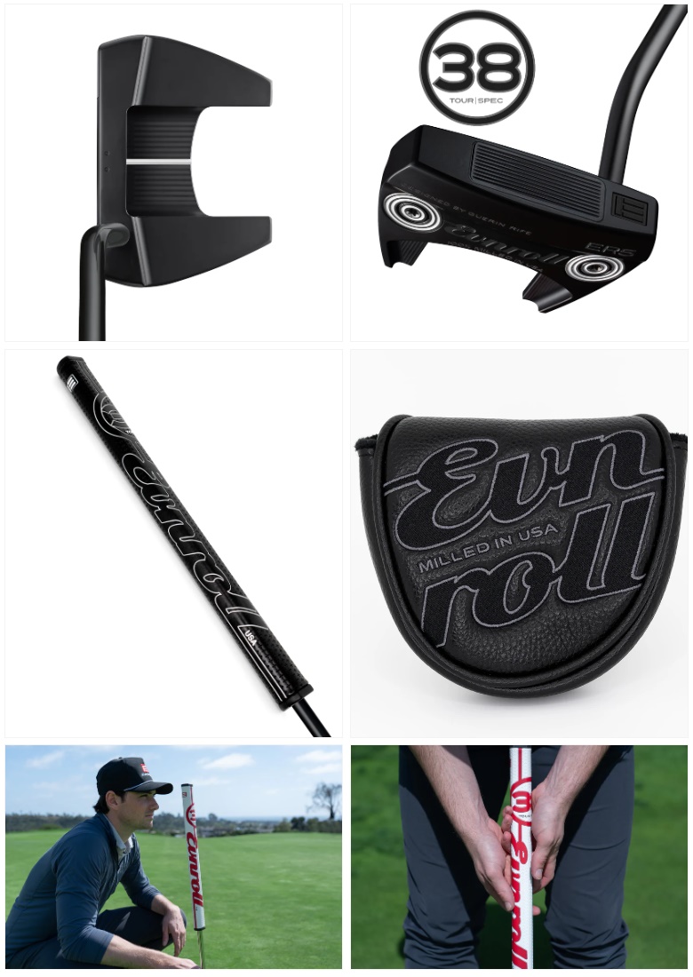 【希少！】EVNROLL イーブンロール ER2v ブラック　中尺　41インチ 楽天市場】EVNROLL イーブンロール ER2V BLACK ミッドブレードパター