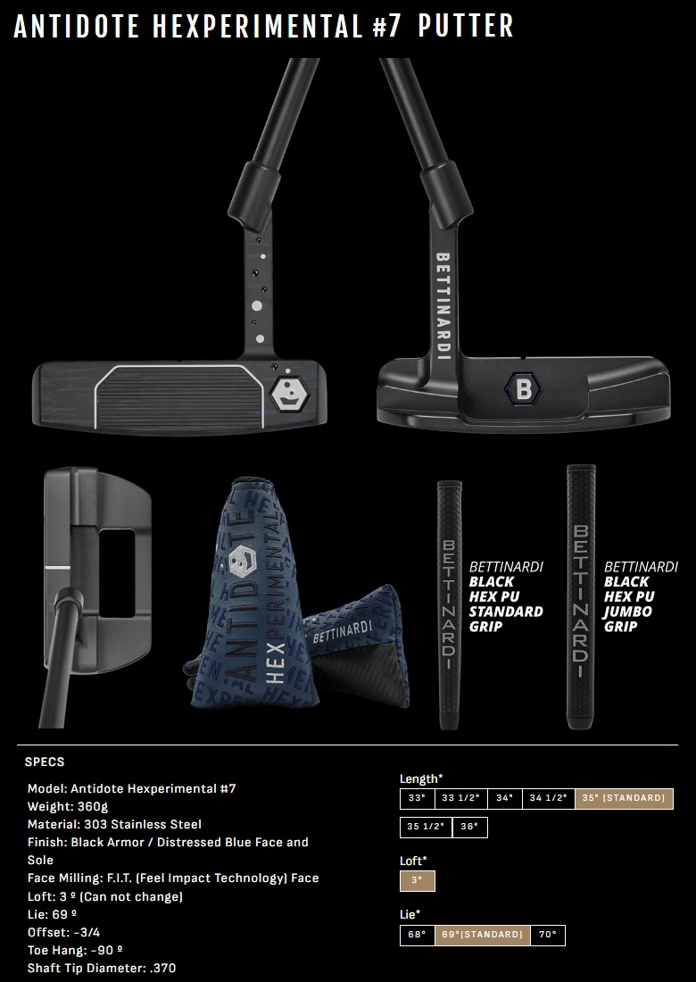 BETTINARDI（ベティナルディ） Bettinardi 2026 Antidote