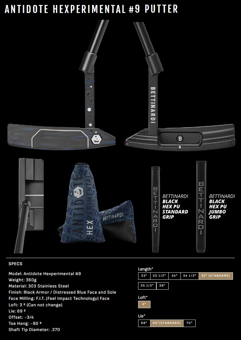 BETTINARDI（ベティナルディ） Bettinardi 2026 Antidote