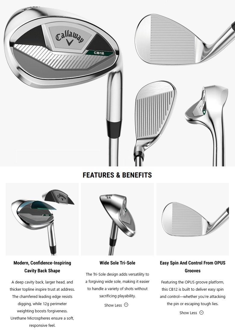 Callaway（キャロウェイ） (レフティモデル) Callaway CB 12 Wedge CB