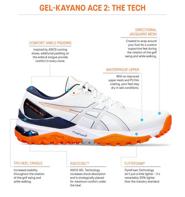PUMA（プーマ） Asics Gel‐Kayano Ace 2 Golf Shoes アシックス ゲル