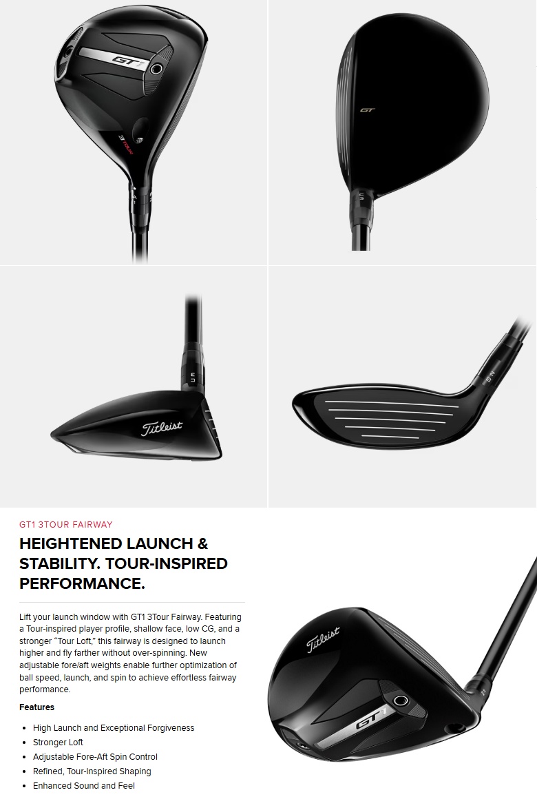 Titleist（タイトリスト） (レフティモデル) Titleist GT1 3Tour