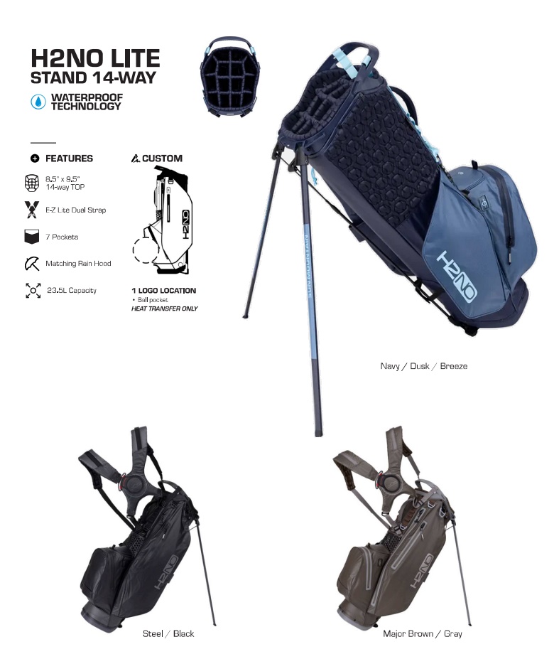 サンマウンテン SUN MOUNTAIN H2NO スタンド キャディバッグ 防水 H2NO