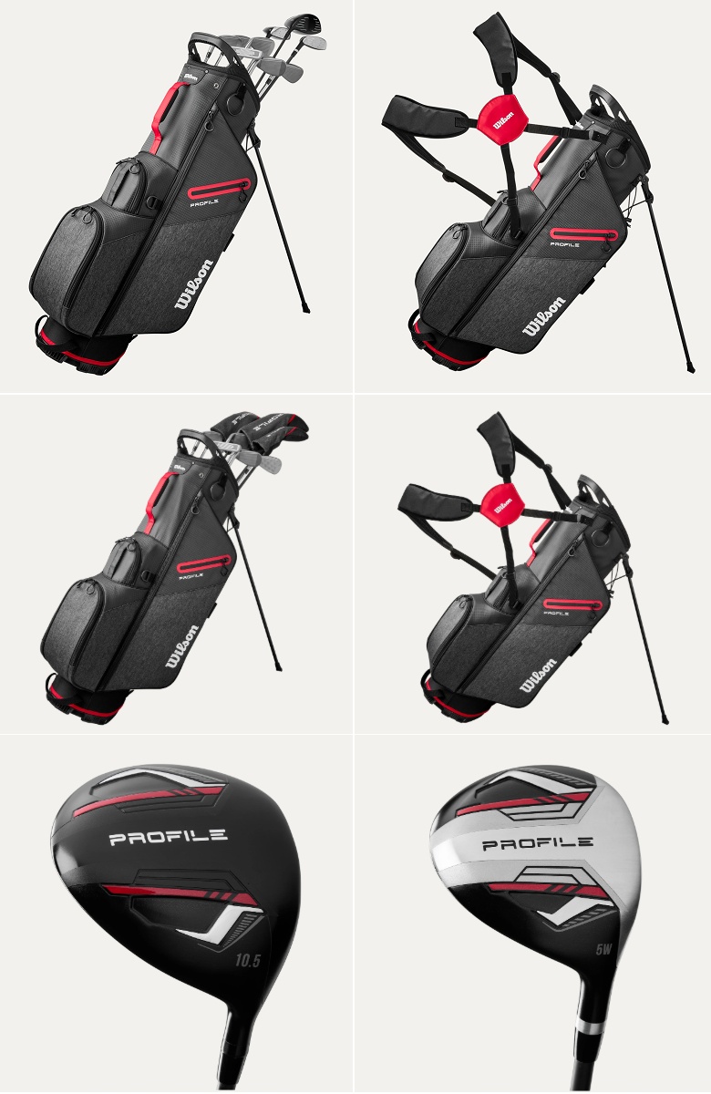 Wilsonスタンド付きゴルフバッグ Wilson Staff（ウィルソンスタッフ） Wilson Staff Men's Profile