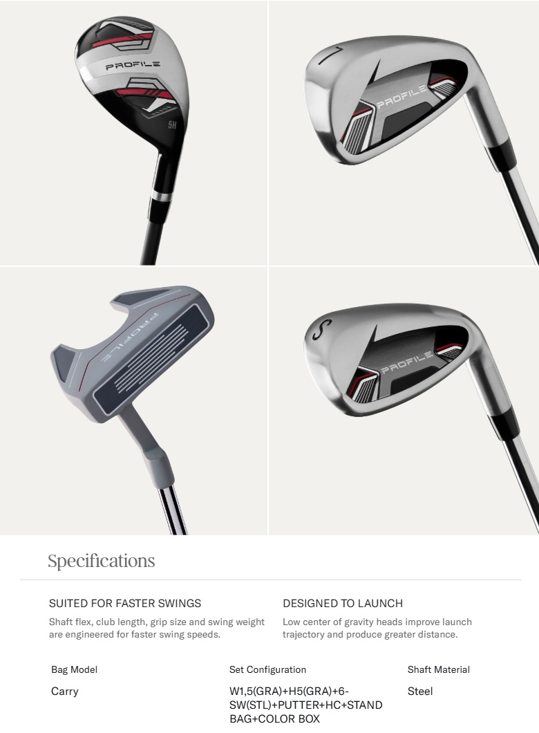 Wilson Staff（ウィルソンスタッフ） Wilson Staff Men's Profile