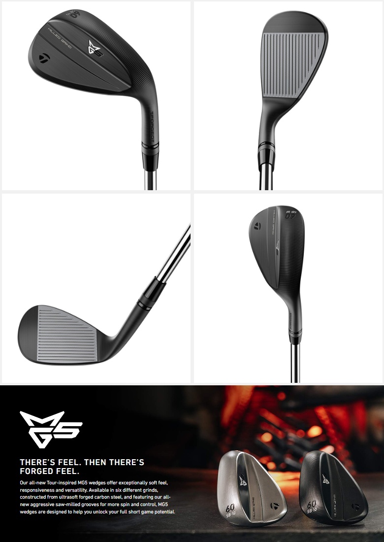 TaylorMade MG5 Charcoal Wedge テーラーメイド ミルド グラインド 5
