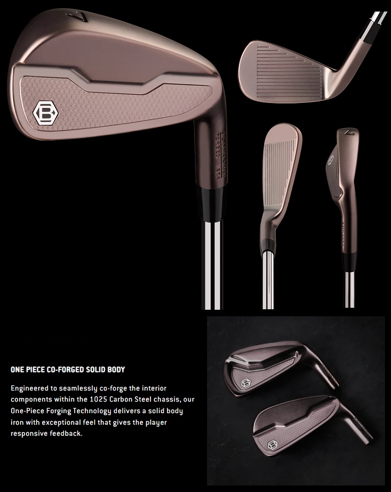 Bettinardi Oil Rubbed Bronze PVD MB24 Iron Set (4-PW