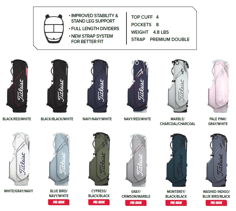 Titleist（タイトリスト） Titleist 2026 Players S4 Stand Bag 2026