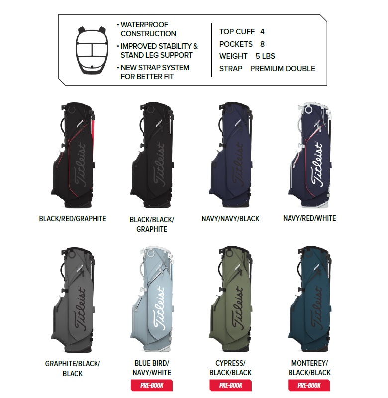 Titleist（タイトリスト） Titleist 2026 Players S4 StaDry Stand Bag