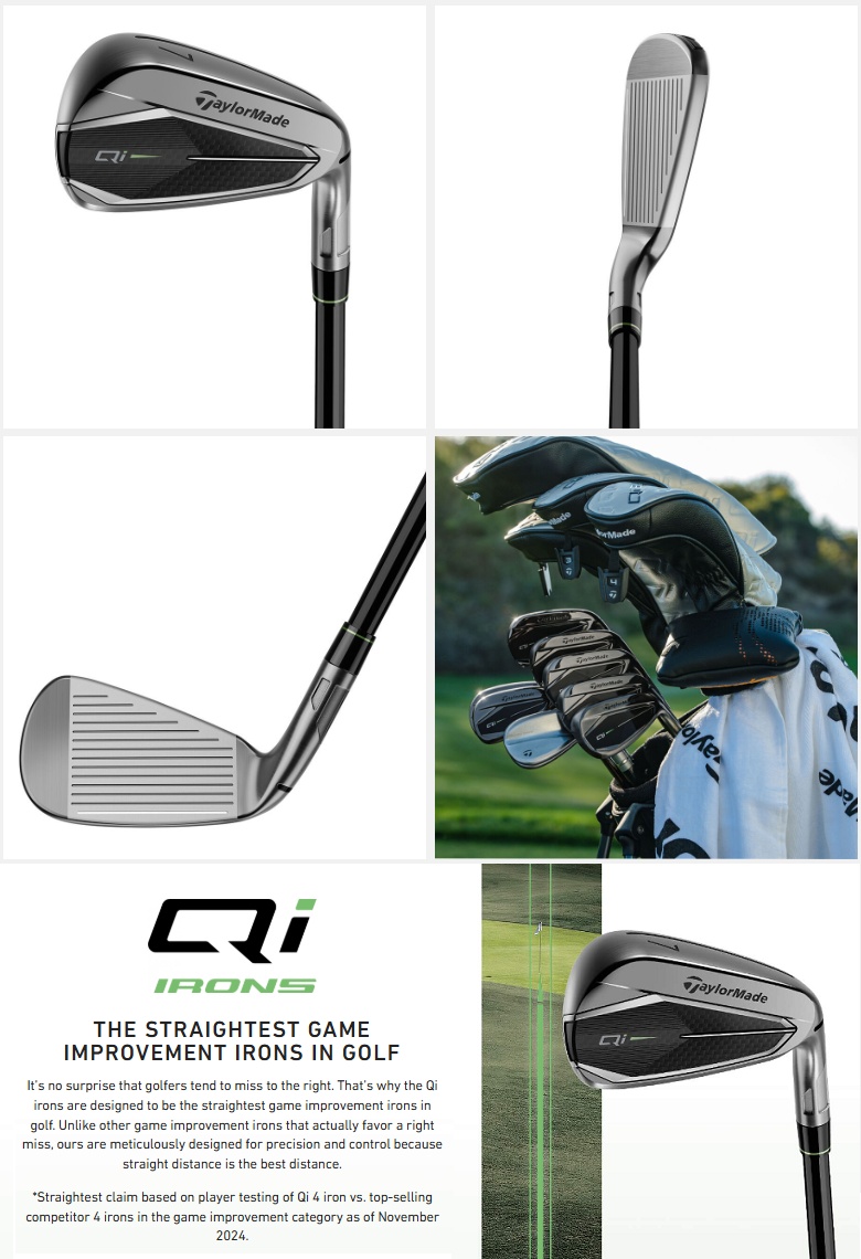 TaylorMade（テーラーメイド） TaylorMade Qi Gunmetal Edition Iron