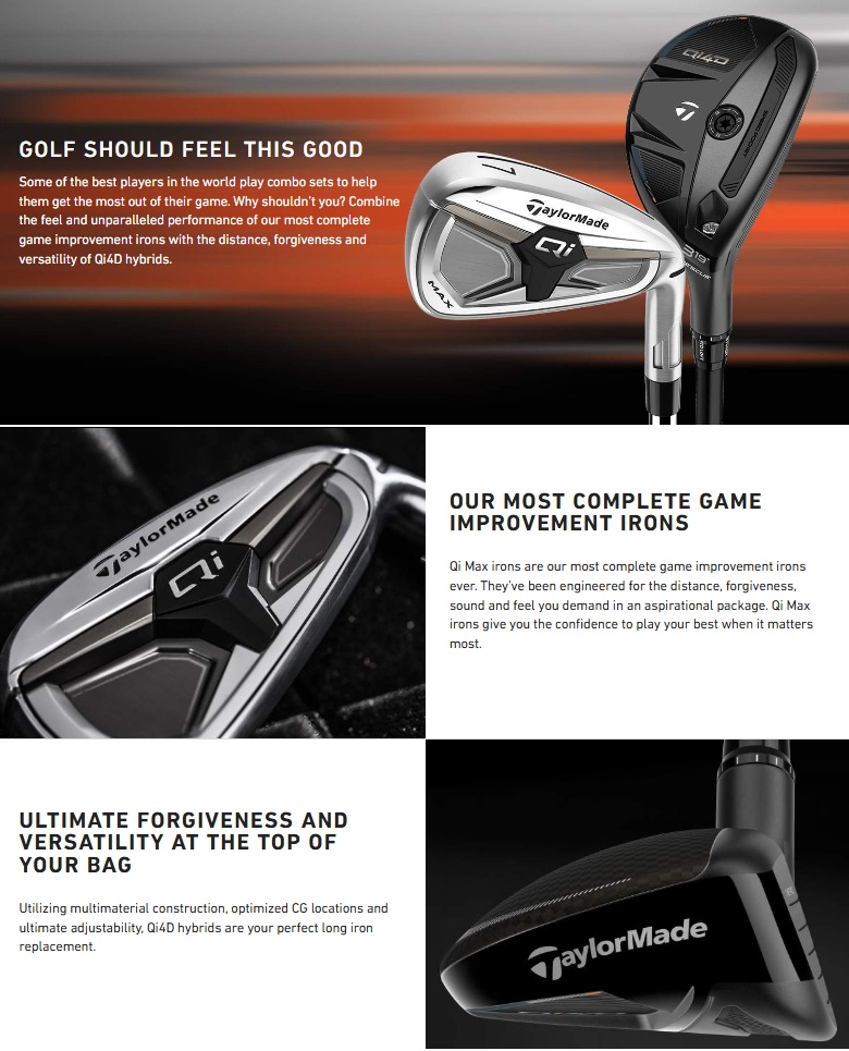 TaylorMade（テーラーメイド） TaylorMade Qi Max Combo Set Iron 2026