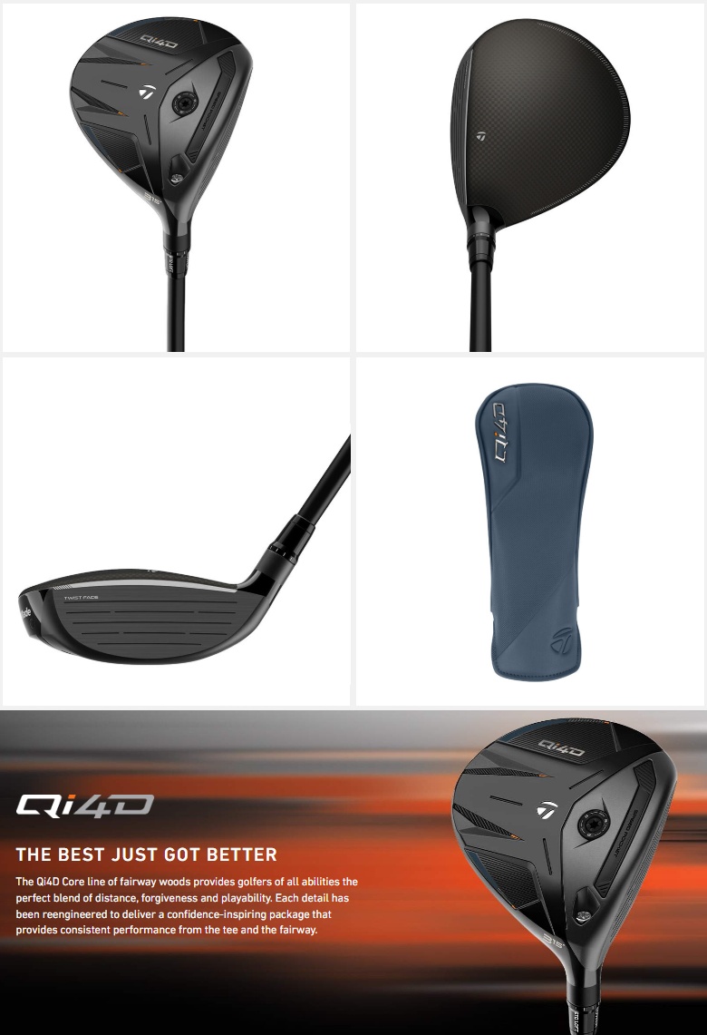 TaylorMade Qi4D Fairway Wood テーラーメイド Qi4D フェアウェイ