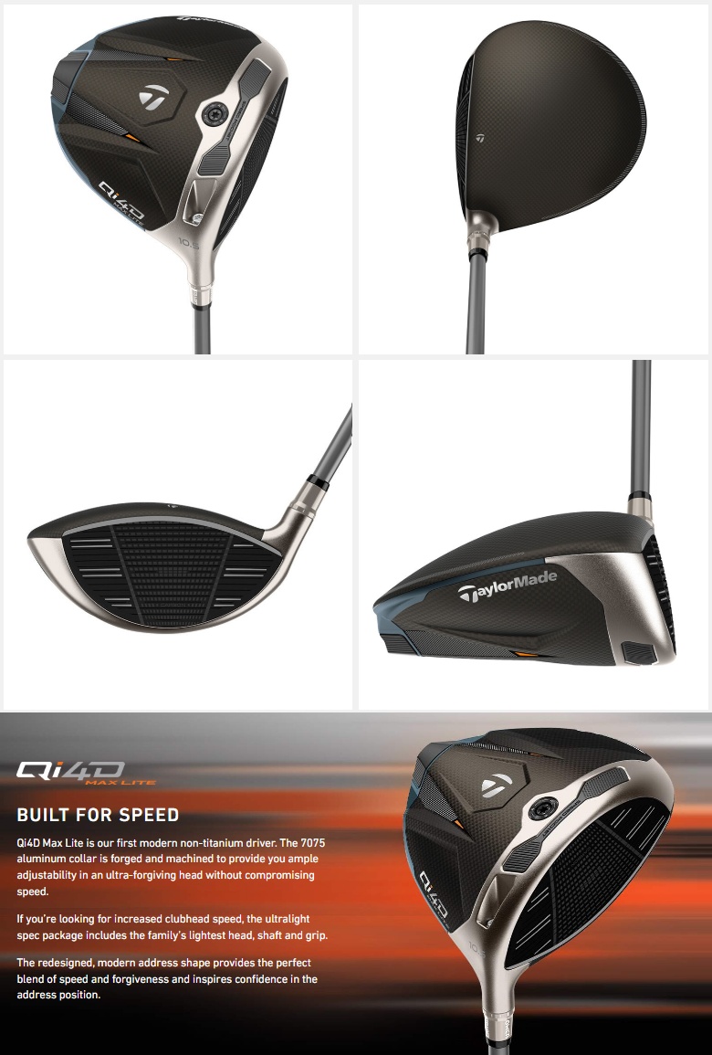 TaylorMade Qi4D Max Lite Women's Driver テーラーメイド Qi4D