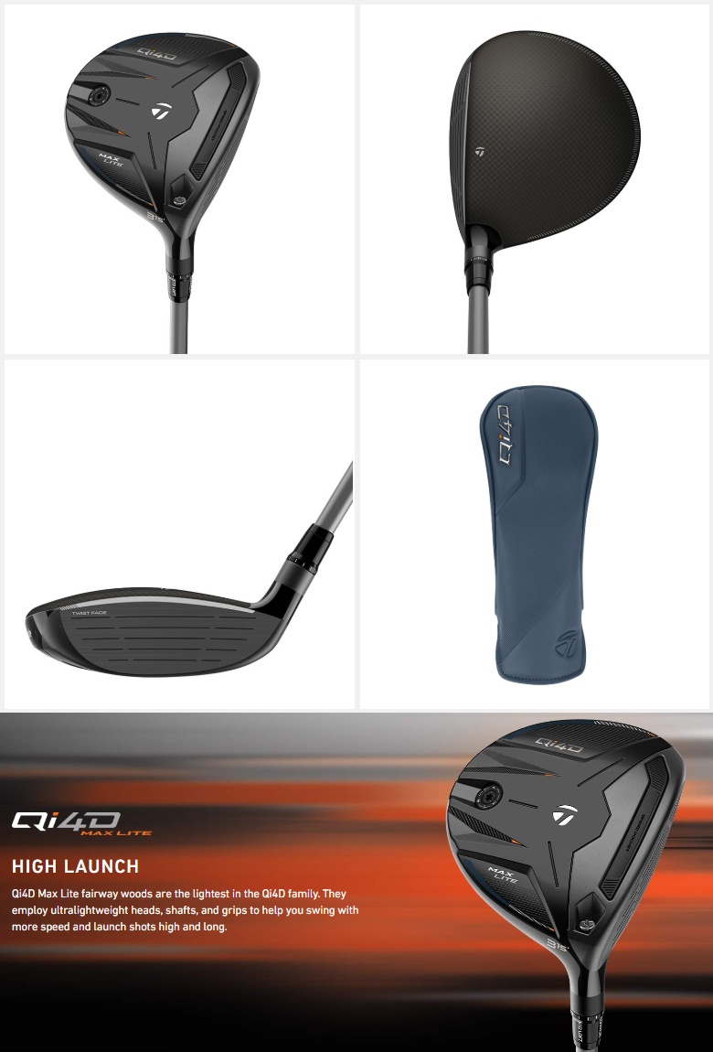 TaylorMade（テーラーメイド） TaylorMade Qi4D Max Lite Fairway Wood