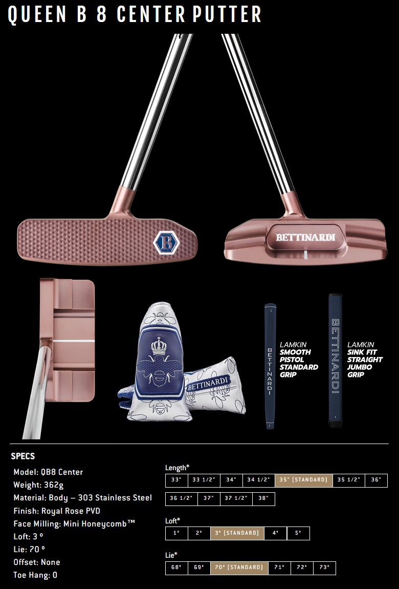 BETTINARDI（ベティナルディ） Bettinardi 2025 Queen B 8 Center