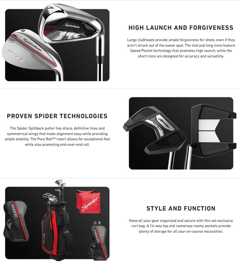 TaylorMade 極上セット TaylorMade RBZ Complete Set テーラーメイド コンプリート