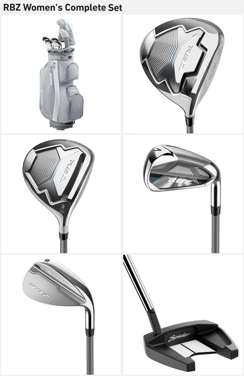 【極美品】テーラーメイド RBZ レディース ゴルフセット　キャディバッグ付 TaylorMade（テーラーメイド） TaylorMade RBZ Women's Complete Set