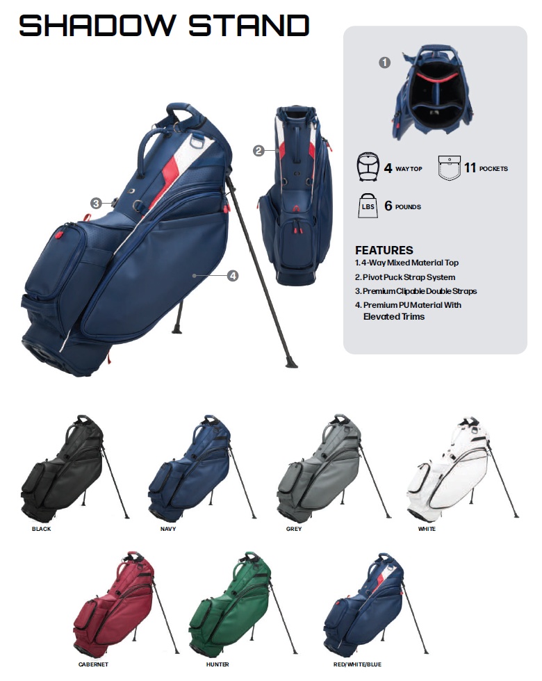OGIO（オジオ） OGIO 2026 Shadow Stand Bag 2026 シャドウ スタンド