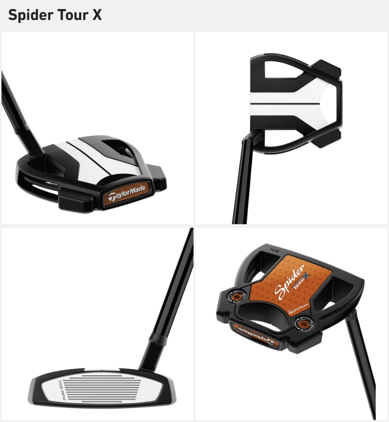TaylorMade (レフティモデル) Spider Tour X Black Putter