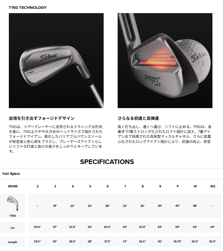えびたつ様最新☆新品☆未使用　Titleist T150 2025 単体5番アイ えびたつ様最新☆新品☆未使用 Titleist T150 2025 単体5番アイ