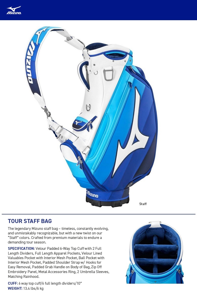 MIZUNO（ミズノ） Mizuno USA Tour Staff Golf Bag ミズノUSA ツアー