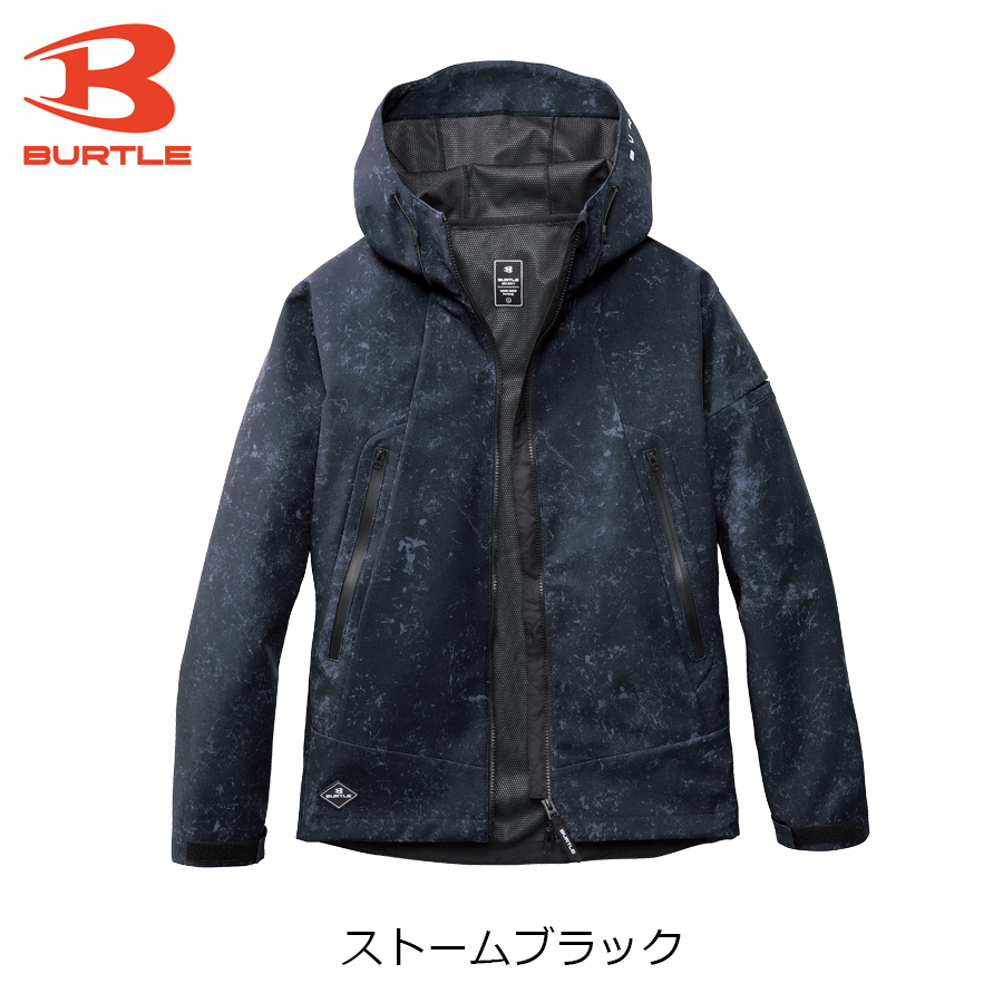 BURTLE（バートル） フーデッドジャケット 3190 防風 撥水 ストレッチ