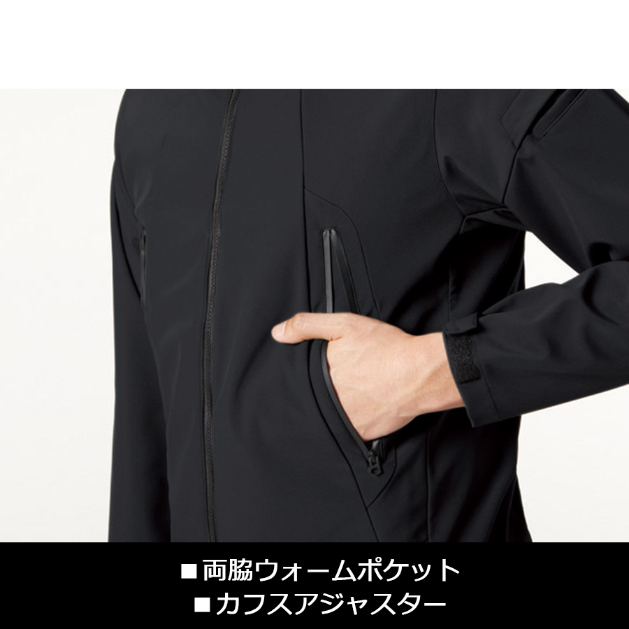 BURTLE（バートル） フーデッドジャケット 3190 防風 撥水 ストレッチ