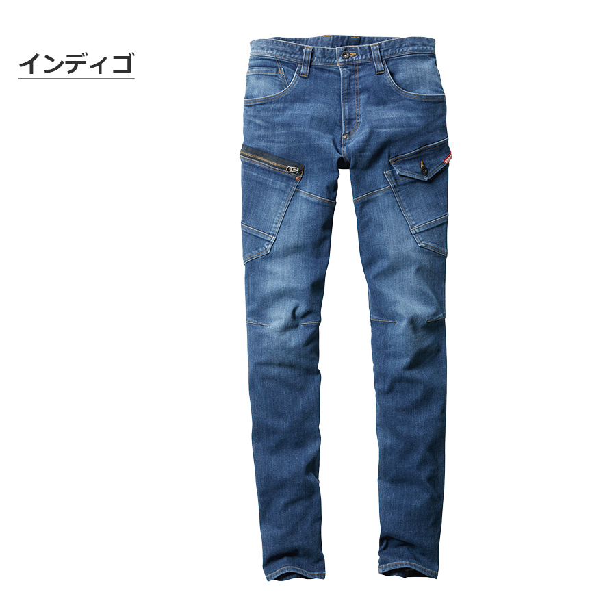 BURTLE 5012、5002 未使用.2着　使用済.1着 BURTLE バートル クレイジーストレッチ コーデュラ クールデニム