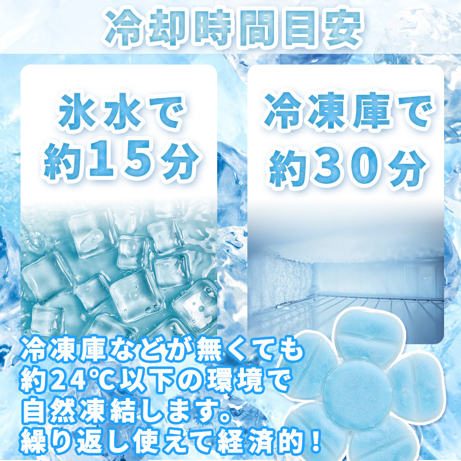 アイスヘッドパッド 冷花 5501910 頭を冷やす 暑さ対策 涼しい ヘッド