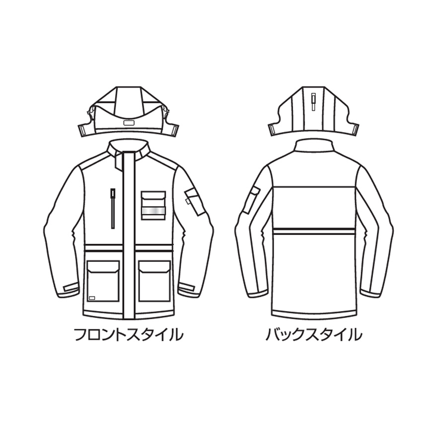 バートル 防寒コート 7211 サーモトロンラジポカ 軽量中綿 秋冬 防寒