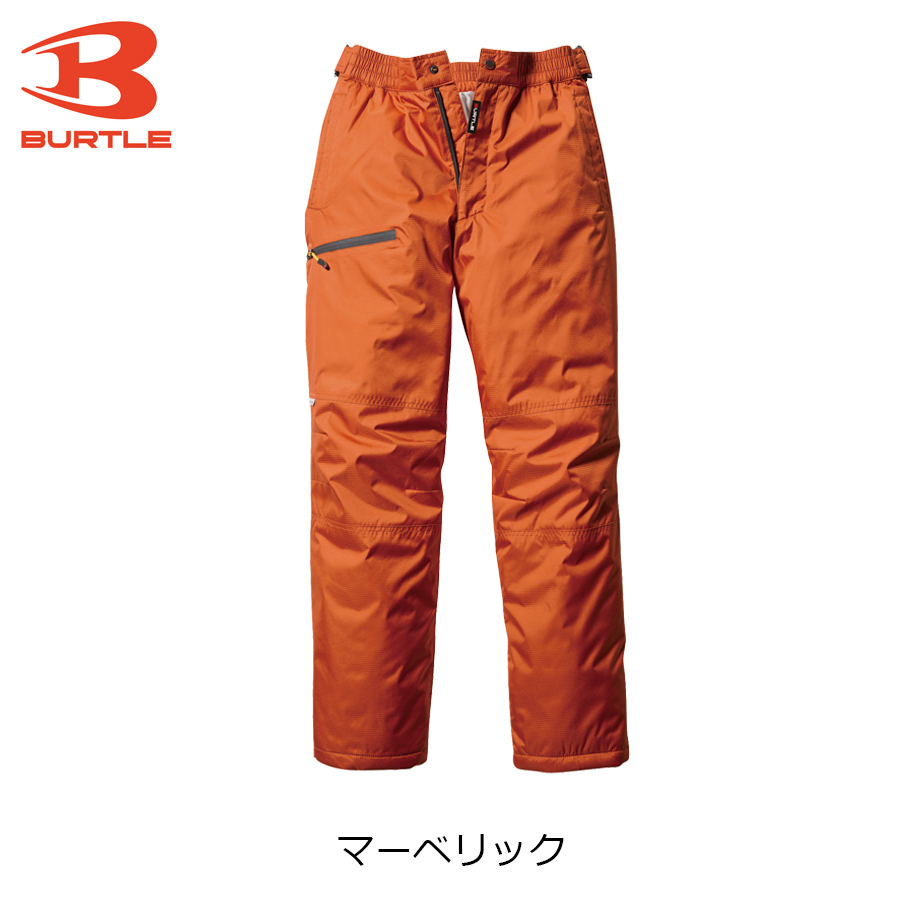 BURTLE 防寒パンツ サーモトロン ラジポカ 7212 メンズ 作業服 防寒着