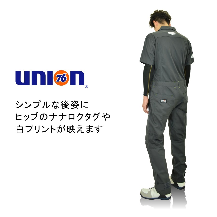 「UNION76（ナナロク）」当店一涼しい背中通気メッシュ半袖 