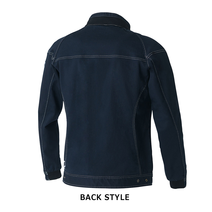 新入荷 寅壱 作業服 メンズ 8880-124 デニムワークジャケット 接触冷感 作業服