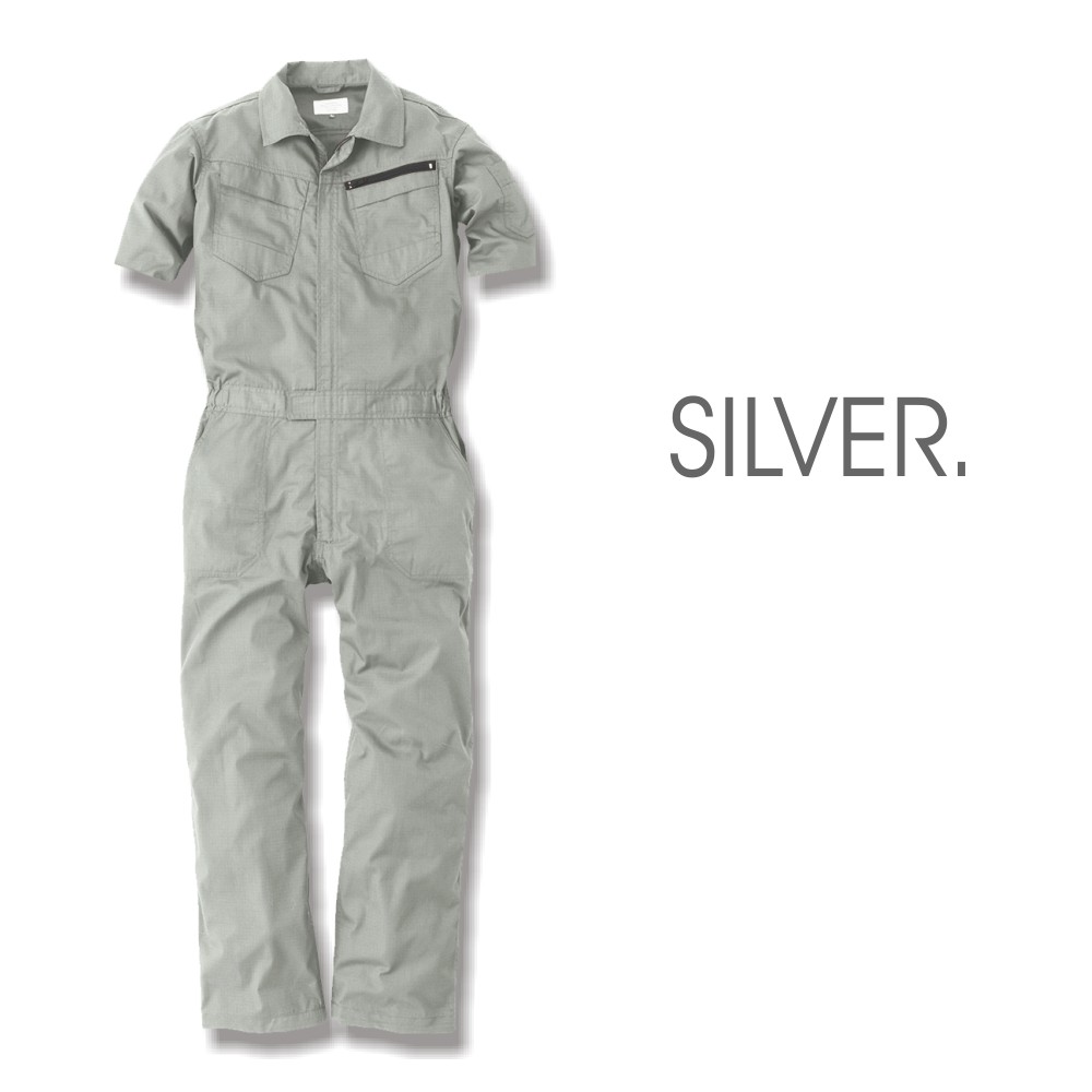 HOP-SCOT 薄生地背中メッシュレディース半袖ツナギ 9311 年間 夏物