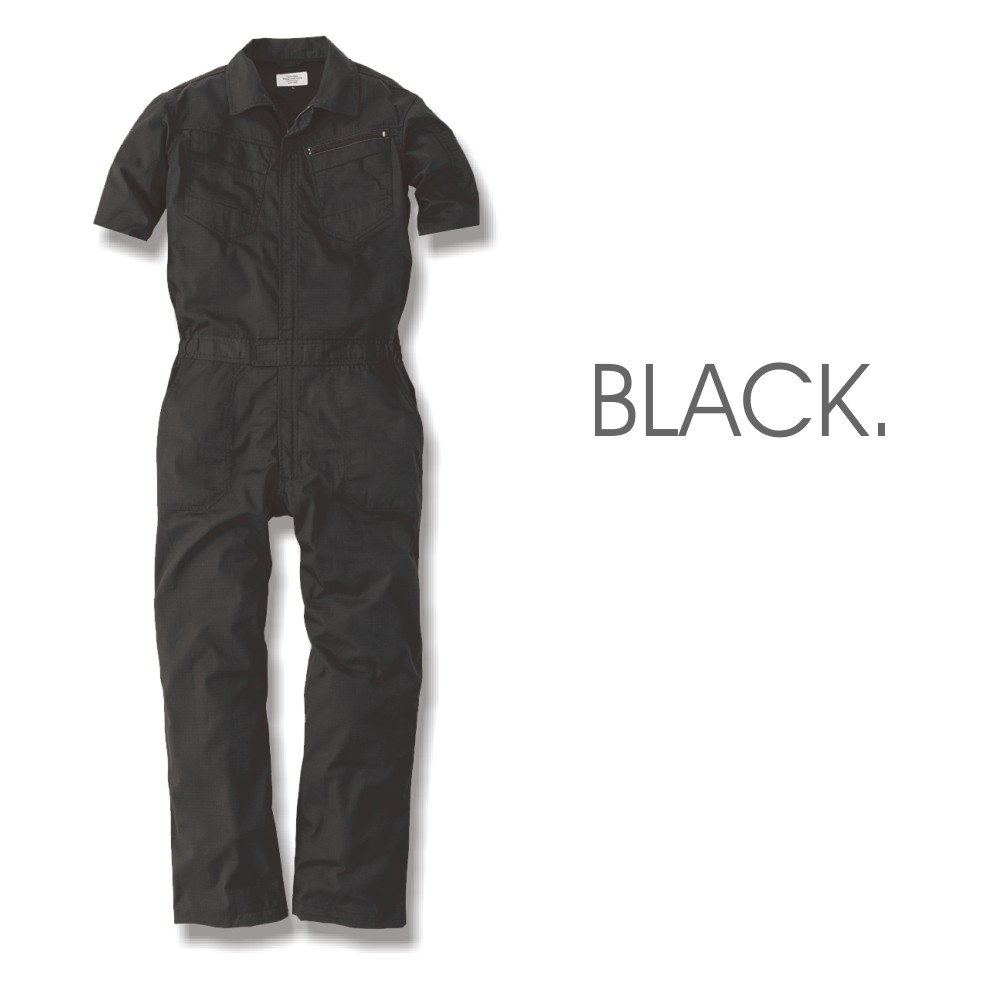 HOP-SCOT 薄生地背中メッシュレディース半袖ツナギ 9311 年間 夏物