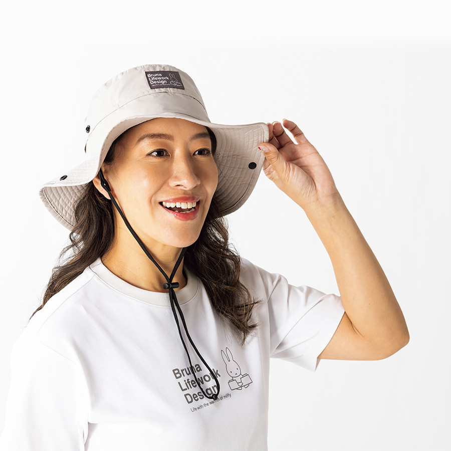 ミッフィー 撥水遮熱ハット 95191 レディース Bruna Lifework Design