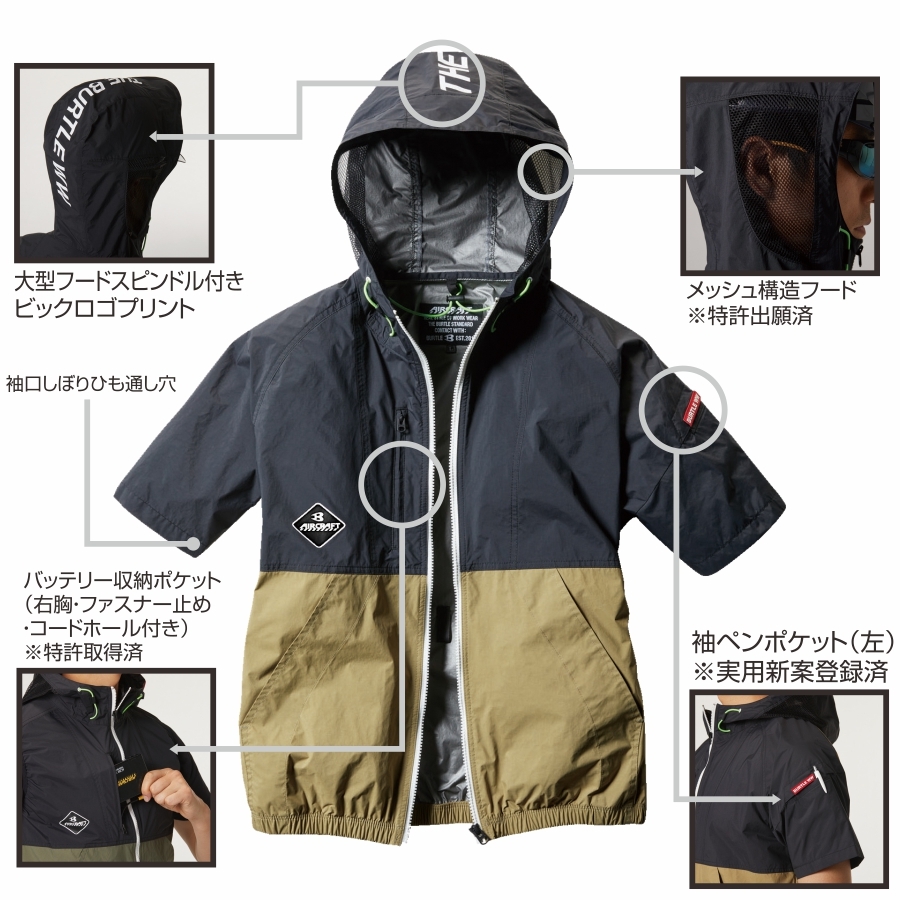 BURTLEセット BURTLE 2024年モデル バートル エアークラフト コーデュラベスト