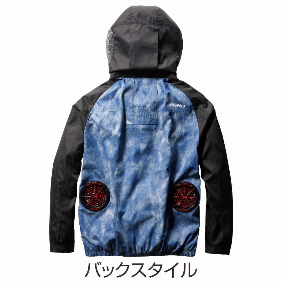 #3 ファン　空調服　バートルエアークラフトBURTLE AIRCRAFT BURTLE バートル エアークラフト長袖ブルゾン AC1171 メンズ