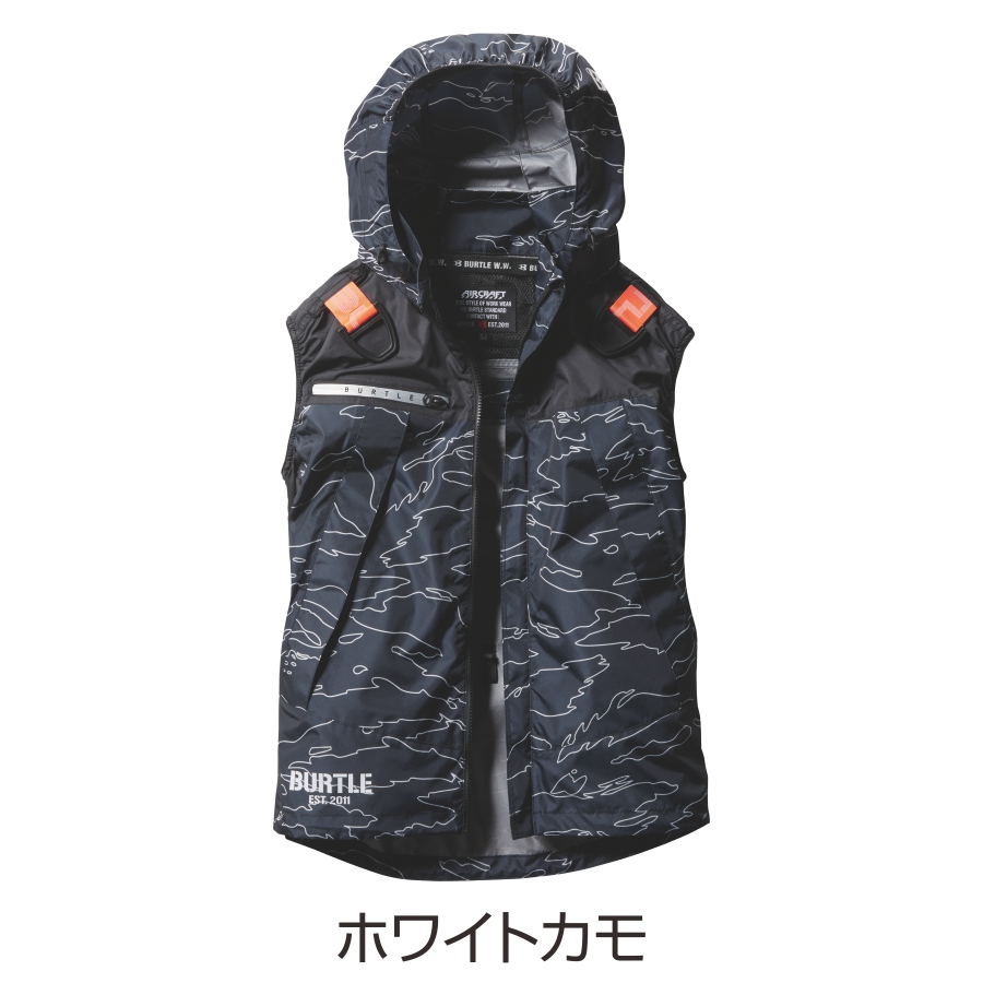 BURTLE 2024年モデル バートル エアークラフト フーディベスト AC1194 
