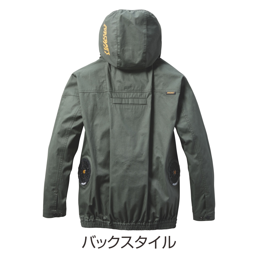 BURTLE 2025年モデル バートル エアークラフト サイドファン 綿